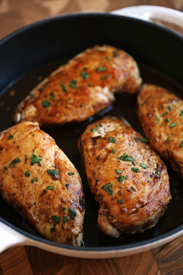 Maple Balsamic and Herb Chicken - Eat Yourself Skinny