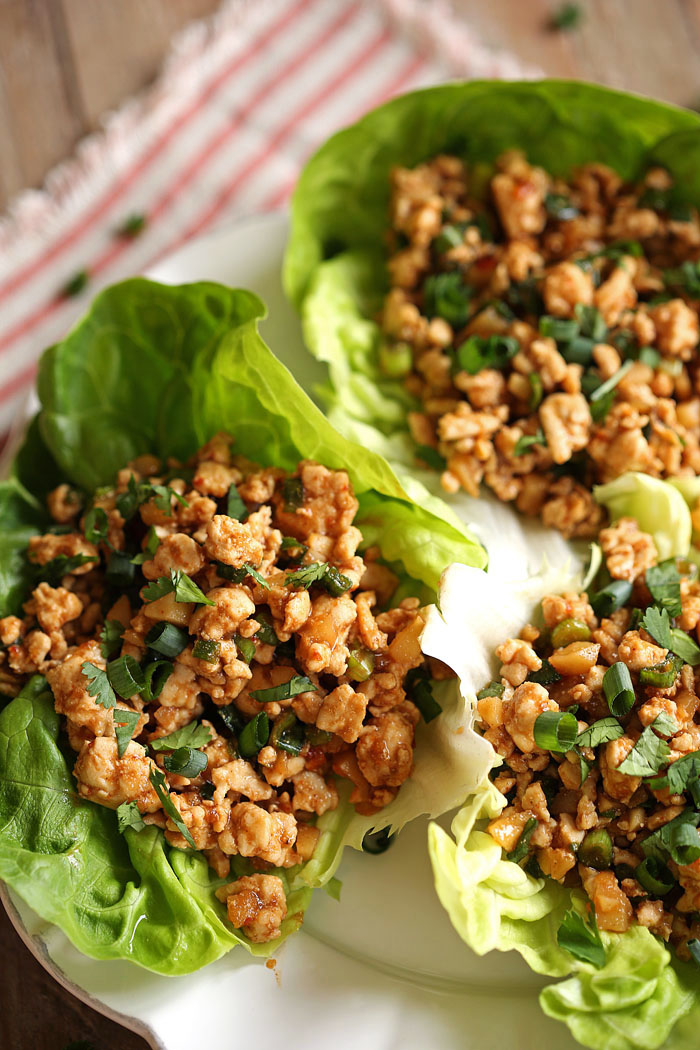Healthy Turkey Lettuce Wraps, a favorite in our home! | Eat Yourself Skinny